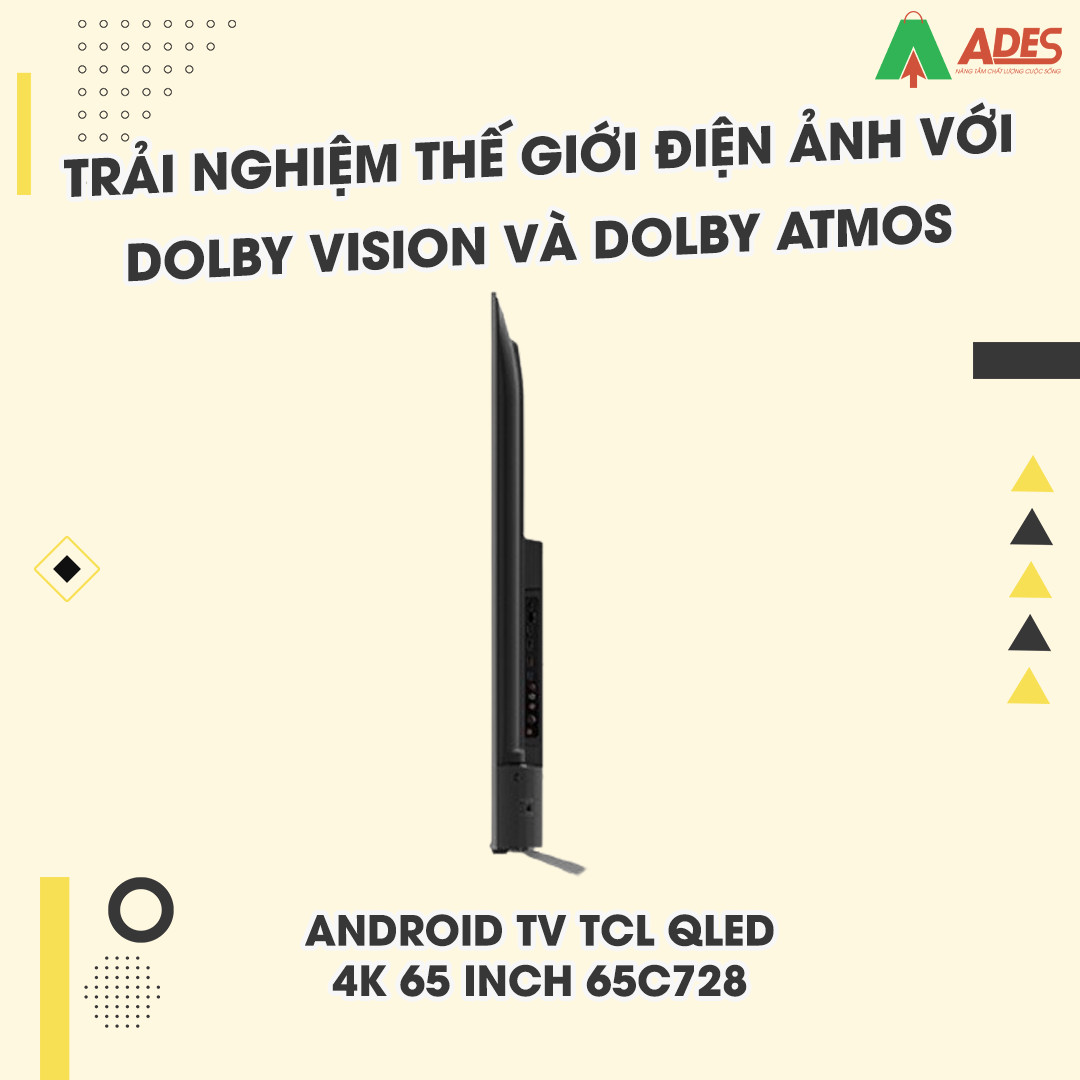  Android TV TCL QLED 4K 65 Inch 65C728