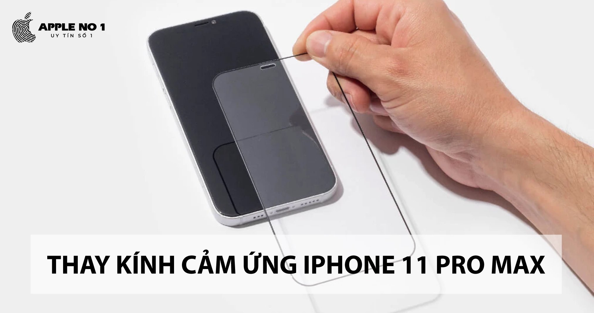 thay kinh cam ung iphone 11 pro max chinh hang Ha Noi