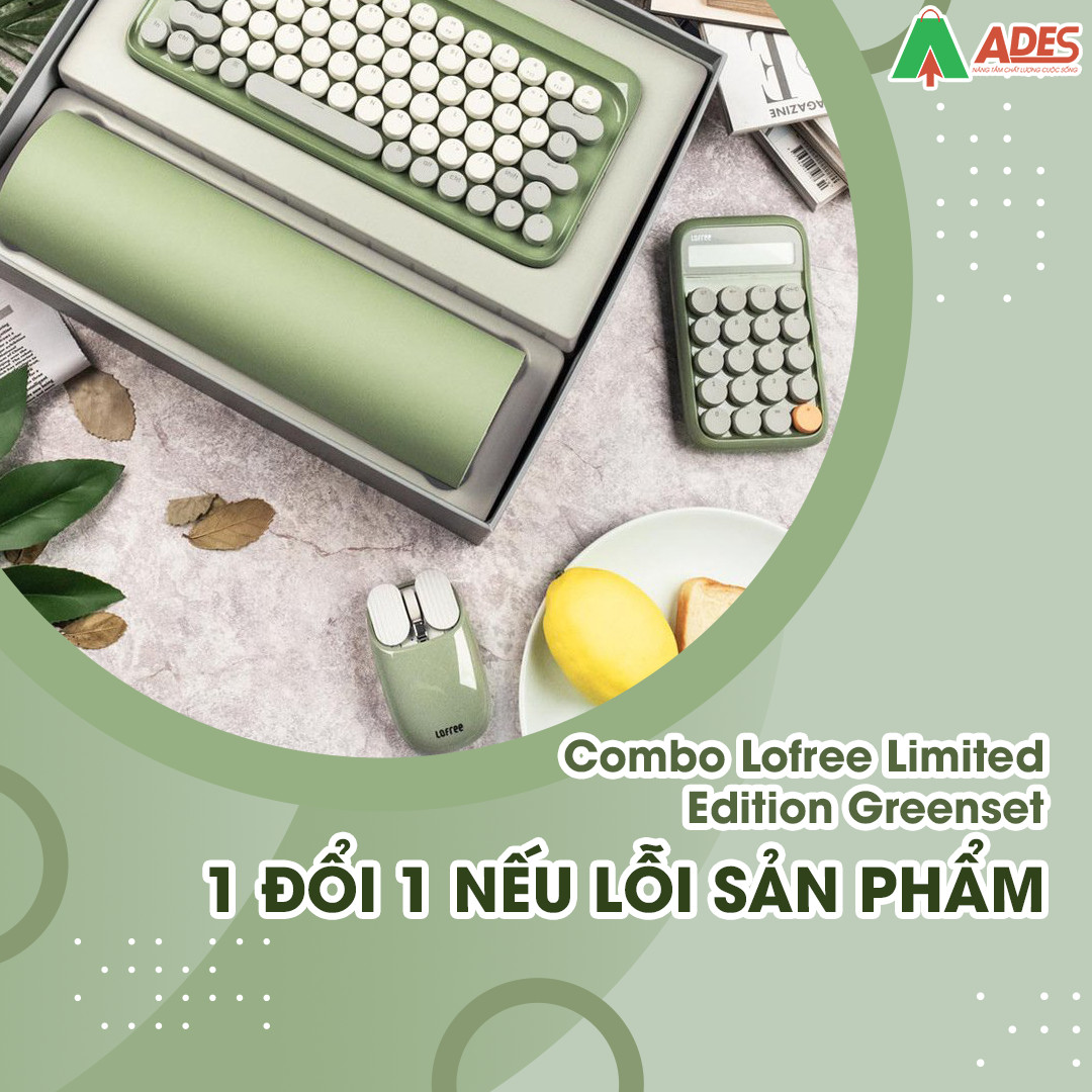 Combo Lofree Limited Edition Greenset moi 2021